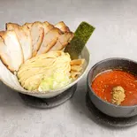 焼豚辛つけ麺（つけ麺処つぼや 十三店）