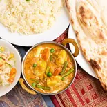 ミックス野菜カレーセット Mixed Vegetables Curry Set(ラジャラニ 竹橋店)