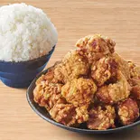 【3L】からあげごはんセット(からあげ25個+ごはん900g)(旨い男メシ!特盛がっつり食堂 博多店)