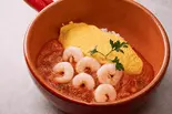 焼きトマトソースオム＆ダブルシーフード（下北沢たまごけん）