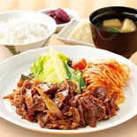 牛肉とささがきゴボウのしぐれ煮定食（おかず多めの贅沢弁当 五反田 ときわ食堂）