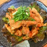 せせりの唐揚げ〜特製ネギソース添え〜（炭火焼居酒屋ハム）