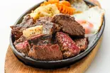 ガーリック焦がしバター醤油ステーキ150g(肉と米 ハジメ 行徳店)