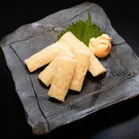ちくわメンタイマヨ(「食と酒」居酒屋かるだん)