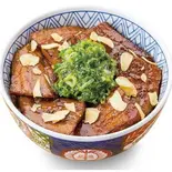 ねぎ塩ガーリック豚丼<肉並盛>（元祖豚丼屋TONTON新開地）