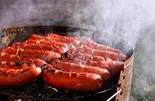 スモークソーセージ(大2個)(イタリアン&ビアガーデン アモーレ 田町店)