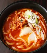 スンドゥブチゲうどん（匠のうどん 彩屋 芝浦店）