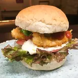 タルタルフライドフィッシュ（Smoky Monkey Hamburger）