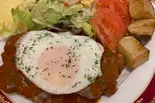 ハンバーグ定食（喫茶 たんぽぽ）