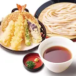 ざるうどん  天ぷら盛りセット（久兵衛屋 南与野店）