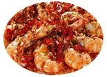 車エビの四川風炒め(香辣大虾)（中華料理 玉仙楼 大塚店）