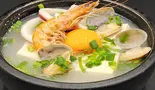 白いスンドゥブ定食（純'sコッチン7号店）