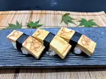 たまごにぎり3貫 3 pieces of egg nigiri（寿司・海鮮丼 がんこ 尼崎店）