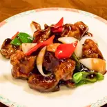 鶏肉の黒コショウご飯セット(栄華楼 本館)