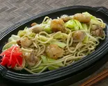 ホルモン塩焼きそば（なにわホルモン 栄店）