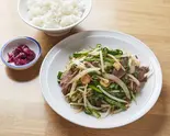 レバニラ炒め定食 Pork Liver & Garlic Chive Stir-Fry Set Meal(小次郎池袋店)