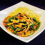 茄子細切り冷し麺（上海亭 梅島店）