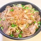 ガリバタ醤油牛丼（盛岡ビビン麵 HM東十条店）