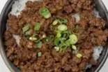 挽き肉そぼろごはん（四川担々麺 ななつぼし 市ヶ谷店）