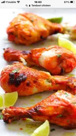 タンドリーチキン3P Tandoori Chicken (3 Pieces)（ミライ 南インド料理）