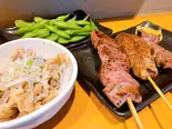 家飲みセット(やきとん3本・ガツポン・枝豆)（炭火もつ焼 もつ鍋  豚一）