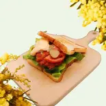 自家製甘辛チキンサンド(カフェラウンジ四季のいろ)