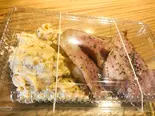 肉小屋式沖縄豚ベーコン付きポテトサラダ（和牛赤身塊焼き 肉小屋 志村坂上店）