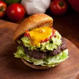 ワカモレバーガー Guacamole Burger（Cafe EL DOMINGO）