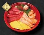 まぐろ＆サーモン丼（廻らない寿司 北陸がっぱ）