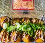 マヨネギ揚げたこ焼き(8個入り)カツオ節小袋付き（広島風お好み焼き炎炎）