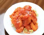 エビチリ(干烧虾仁)（元町中華麻辣湯 難波火鍋）