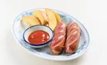 ソーセージ揚げとポテト Fried sausage potato(サイノダイニング 門前仲町)