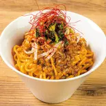 汁なし辛増しごま豆乳担々麺  Spicy sesame soy milk Soupless Dandan noodles（汁なし担々麺まずはこれ辛 早稲田店）