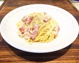 ベーコンのクリーミーカルボナーラ(サンクスギビングデイ)
