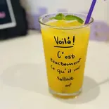 オレンジジュース（bubble）