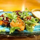 パクチーつくね（お酒とゴハン サンダルキッチン）