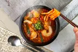 海鮮ユッケジャンうどん|海の幸x旨辛スープ（世田谷区焼肉いちわ|麺とご飯で楽しむ「ユッケジャン」杉並店）