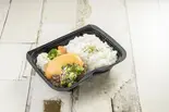 【ネギ塩】濃厚チェダーチーズのハンバーグ弁当（特製ソースが自慢！大判ハンバーグ弁当ロータス）