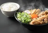 旨辛肉玉そば・ご飯セット（肉玉そば おとど 亀有店）