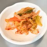 キャベツの漬物（一頭板面）