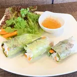 生春巻き3個 Goi cuon tom thit（NIEU QUANレストラン）