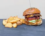 テリヤキチーズバーガーSET Teriyaki Cheeseburger Set（BURGERLION UTSUBO A GOGO）