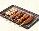 串焼盛り合せ 5本（横濱魚萬 新横浜店）