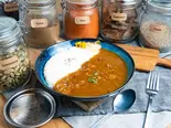 牛すじ煮込みカレー（本格咖喱バル＆ナンピッツァ マンダリン Mandarin）