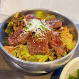 牛ハラミ丼(スープ付き)（ちゃん豚 Chanton）