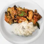 麻婆茄子丼（中国料理京苑）