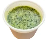 ほうれん草のポタージュ（12種野菜とお魚サラダ VEGE FISH TOKYO ベジフィッシュ トーキョー）