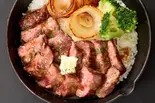 【肉1.5倍】牛ハラミバターステーキ Extra Harami Butter Steak（濃厚ローストビーフとハラミ丼「タルビー」 上平間店）