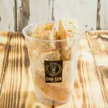 【321】ダイス・シナモンパンケーキ（サンドイッチと揚げパンの茶筅）