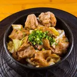 豚焼肉丼(唐揚げ2個)（満腹食堂 新栄店）